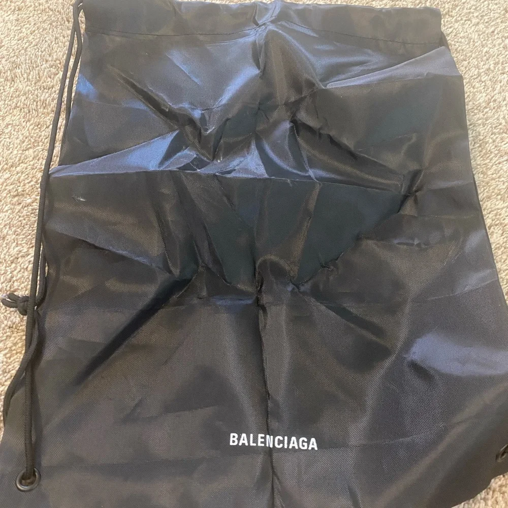 Black Drawstring Bag - Picture 1 of 3